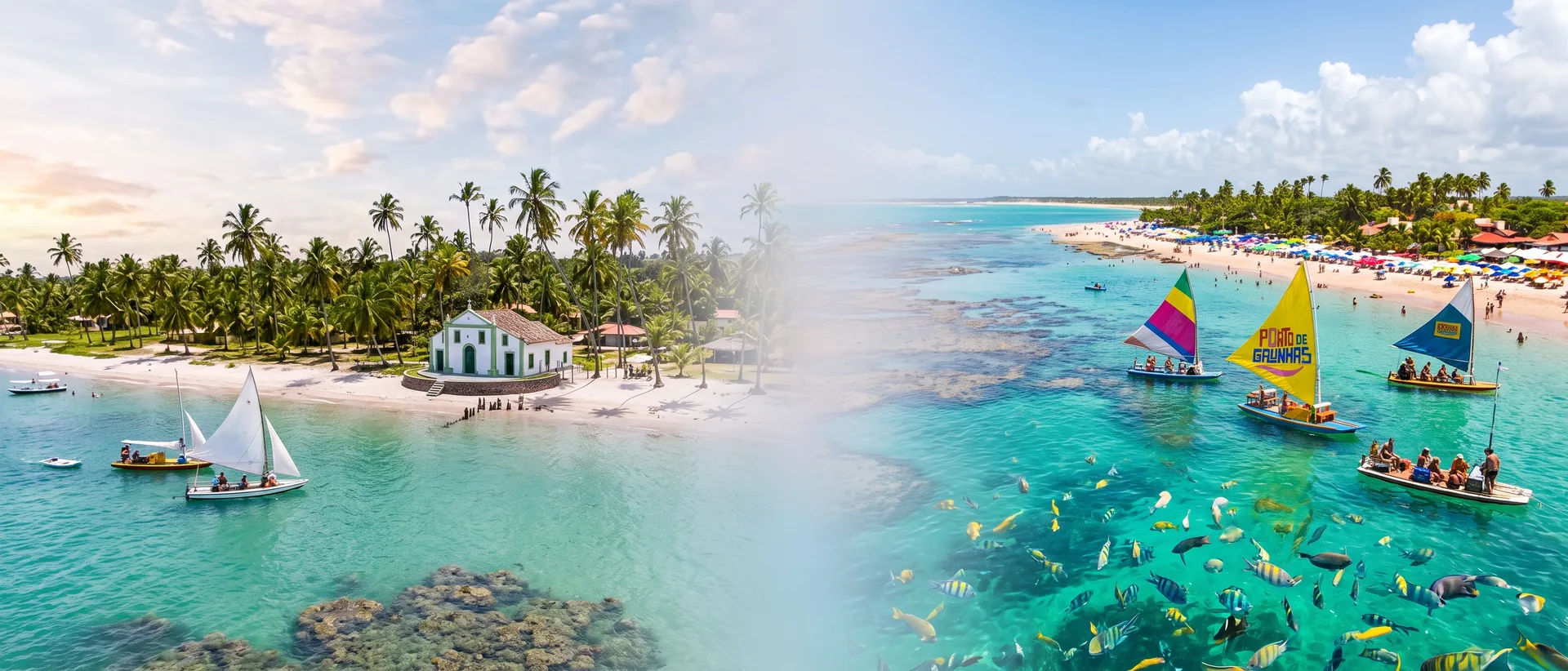 Litoral Sul de Pernambuco - Carneiros e Porto de Galinhas